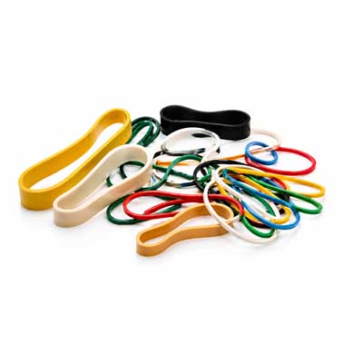 Commercial rubber bands
