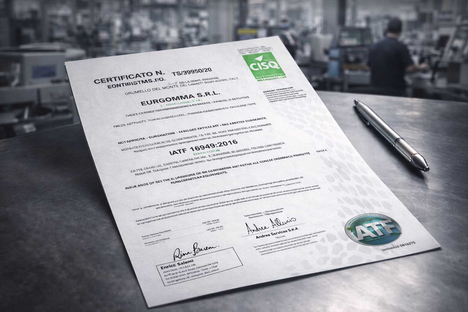 Certificazione IATF 16949