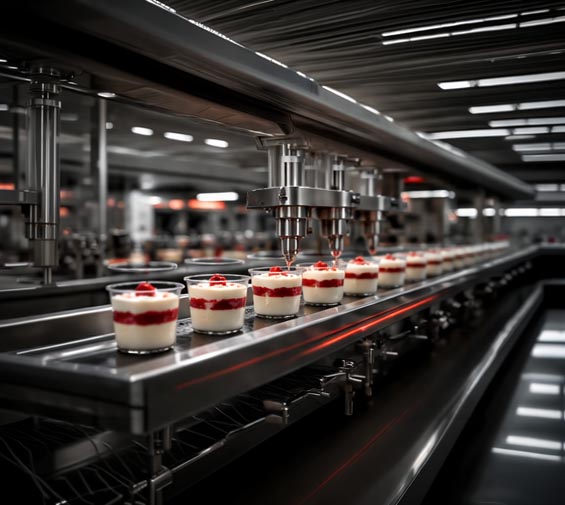 Applicazioni alimentari con componenti conformi MOCA