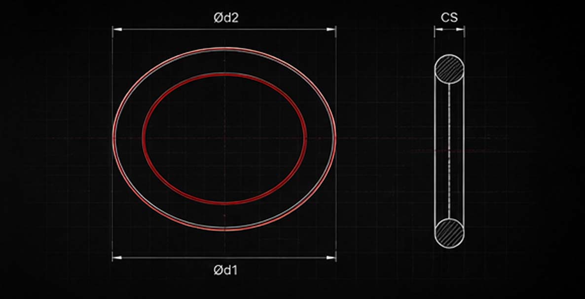 Schema tecnico O-ring