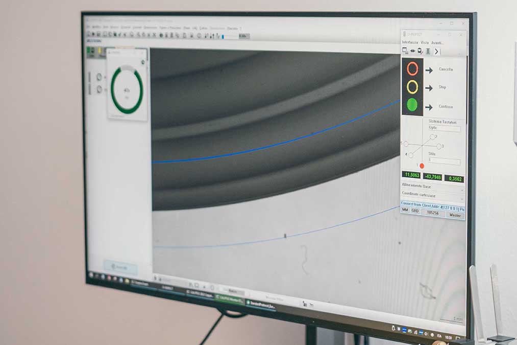 Controllo qualità tramite software e dati in tempo reale